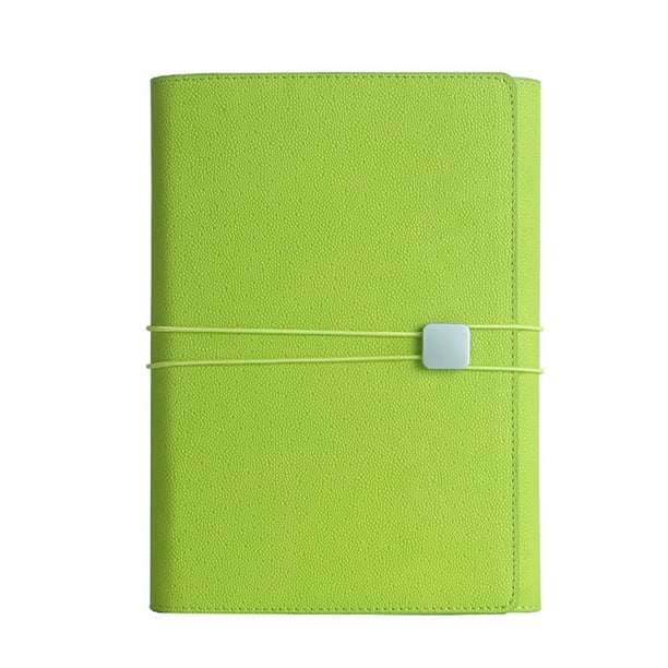 Blue Inner Paper Not Included VANVENE A6 PU Leather Notebook 6 Round Ring Binder Cover for A6 Filler Paper with Magnetic Buckle Closure budgets Binder